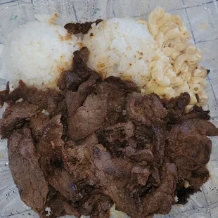 a meal in a plastic container on a table
