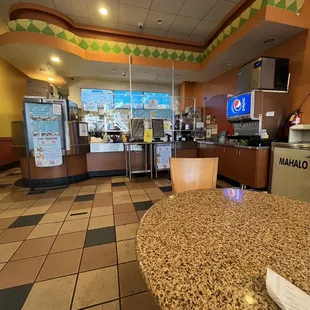 Another view of the registers & ordering area
