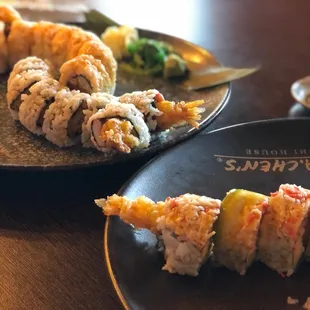 Shrimp Tempura, Roll King Crab. Hawaii.