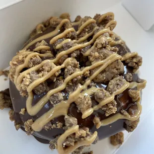Peanut butter cup donut