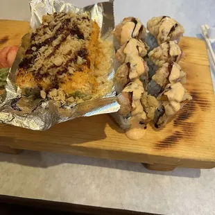 sushi and sashimi, food