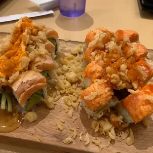 sushi, sashimi, sushi and sashimi, food