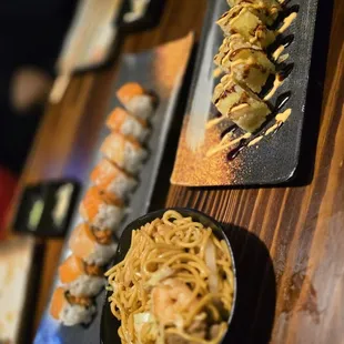 sushi and sashimi, food
