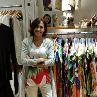 Ginger with her designs ... such a talent !