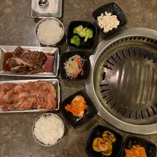 Bulgogi and Dak Guyee