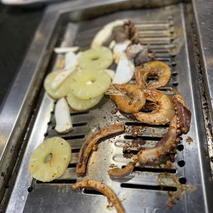 Seafood and vege bbq