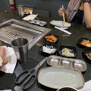 sushi and sashimi, interior