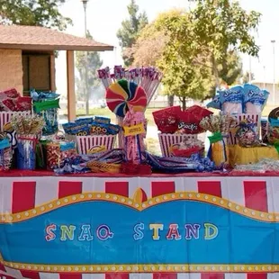 Carnival Theme Candy Bar