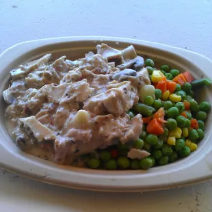 Mushroomchicken all veggies $5