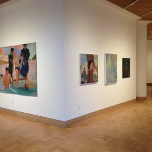 Cincinnati, OH painter Emil Robinson. Gallery View of &quot;Go Figure.&quot; Curated by Charles McWeeny. Jan. 28-March 23, 2016.