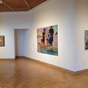 Cincinnati, OH painter Emil Robinson. Gallery View of &quot;Go Figure.&quot; Curated by Charles McWeeny. Jan. 28-March 23, 2016.