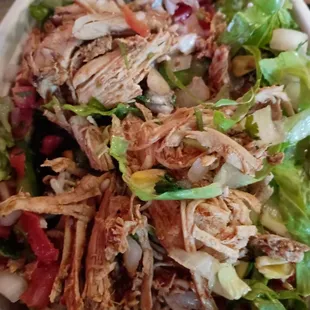 Chicken bowl with rice and veggies