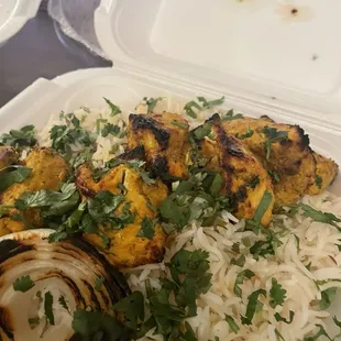 Afghani Chicken Kabob