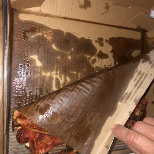 a pizza in a box