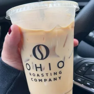Cinnamon roll latte