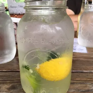 Cucumber lime lemon infused water -yum!