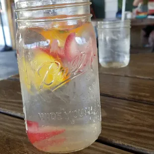 One of their fruit infused waters