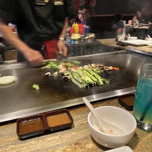 Vegetable cooking