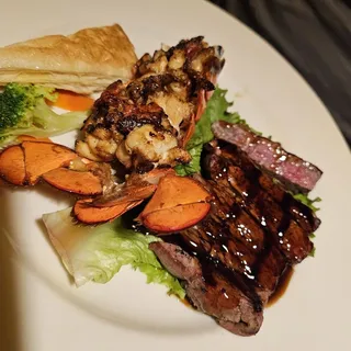 Filet Mignon & Lobster Tail Teriyaki