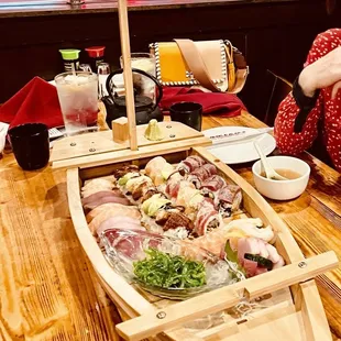 sushi and sashimi, food, sashimi, sushi