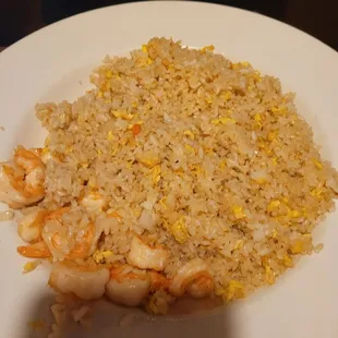 Shrimp fried rice with EXTRA shrimp, but NO EXTRA shrimp...literally 8 shrimps!