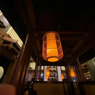 the interior of the restaurant