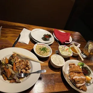 Chicken Teriyaki Dinner Chicken Katsu Dinner Fried Rice