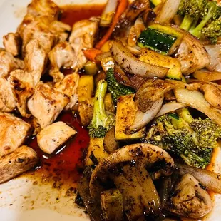 Hibachi chicken from the kitchen