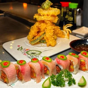 food, sushi, sushi and sashimi, sashimi