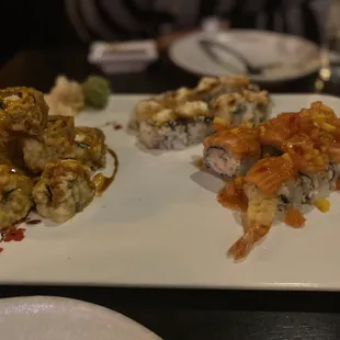 Las Vegas Roll, Japanese Lasagna Roll &amp; French Kiss Roll