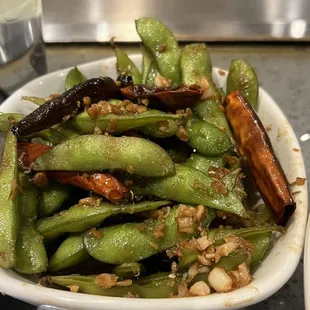 Garlic Edamame