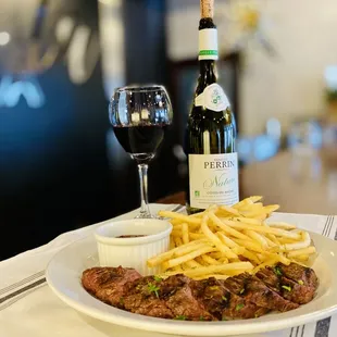 Bavette and French fries