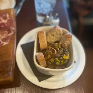 Warm Crusted Pistachio Goat