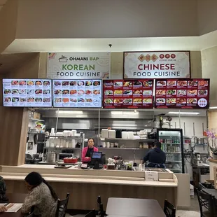 the interior of a restaurant