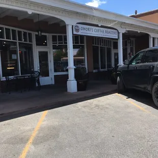 outside