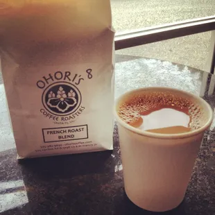A pound of deliciousness and a free small cuppa joe - it&apos;s all good!