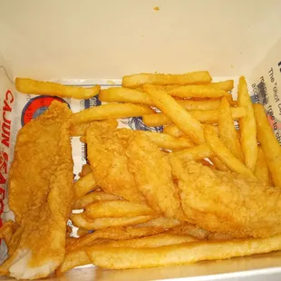 Flounder and French Fries