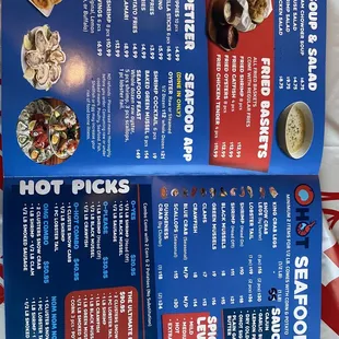 Main menu (Feb 2022)