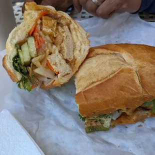 Tofu sandwich