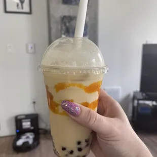 Mango Black Ice Tea milk tea