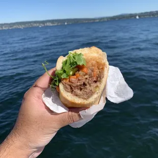 Best boat snack ever! Grilled pork