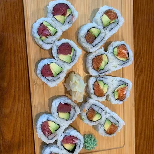 sashimi, sushi and sashimi, sushi, food