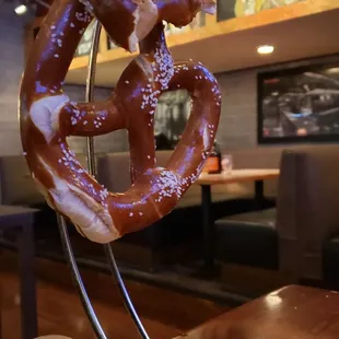 Pretzels and Dips starter.