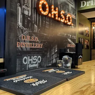 Sitting at the bar located at the O.H.S.O. restaurant inside the Mesa Gateway Airport