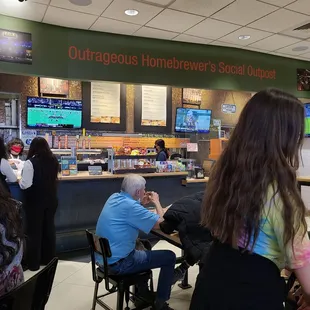 customers sitting at the counter