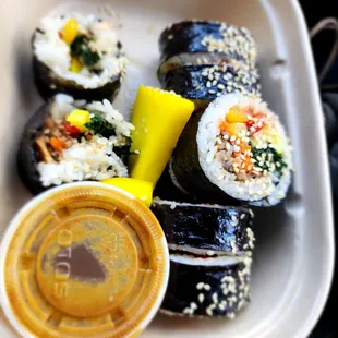 Daily kimbap (vegetarian)