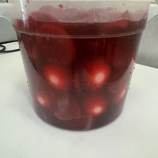 Pickled eggs