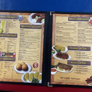 Menu inside.
