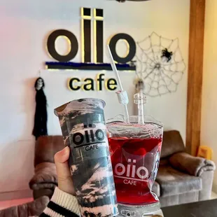 big c smoothie &amp; strawberry hibiscus tea