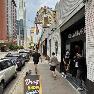 Entrance to the club